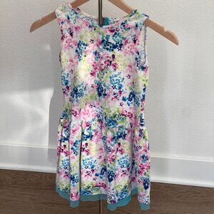 American Girl Watercolor Drop Waist Dress - EUC - Size 8